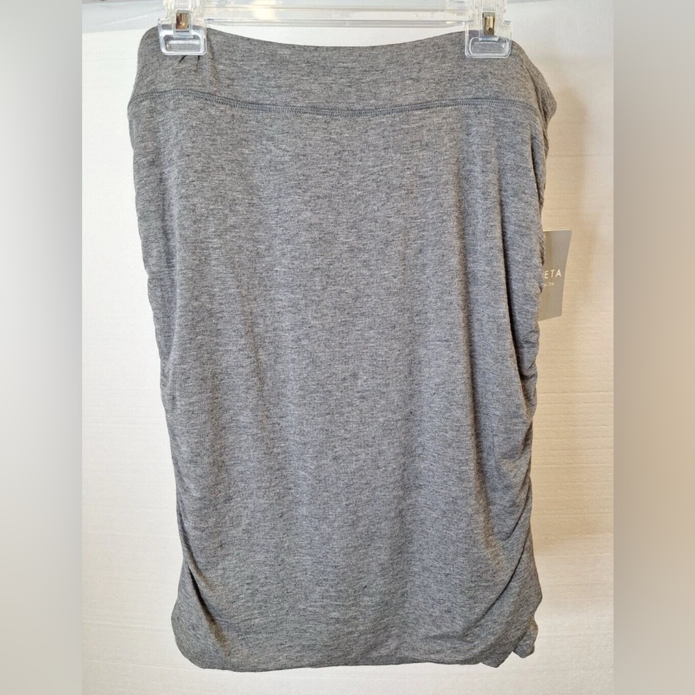 Athleta Modal Ruched Solstice Gray Skirt